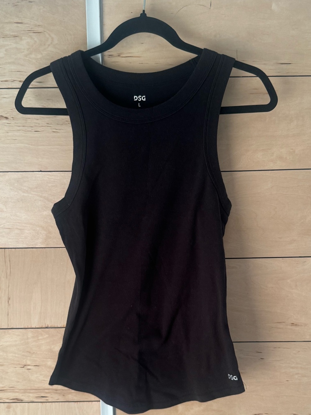 DSG Black Ribbed Tank - Women's Sleeveless Ribbed Top